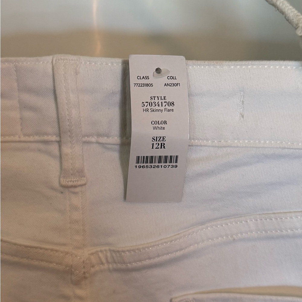 NWT WHBM High-Rise Skinny Flare Jeans - Picture 7 of 7